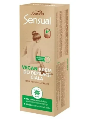 JOANNA Sensual Vegan Face Cream 20g - depilační 5 minutový krém na obličej pro citlivou pleť Novinka