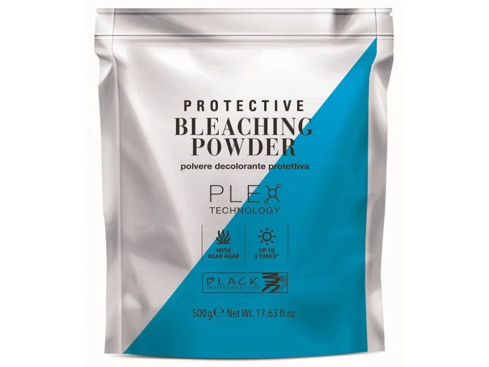 Nízká Cena BLACK Professional Protective Bleaching Powder Plex Technology - melír o 9 tónů - sáček 500g