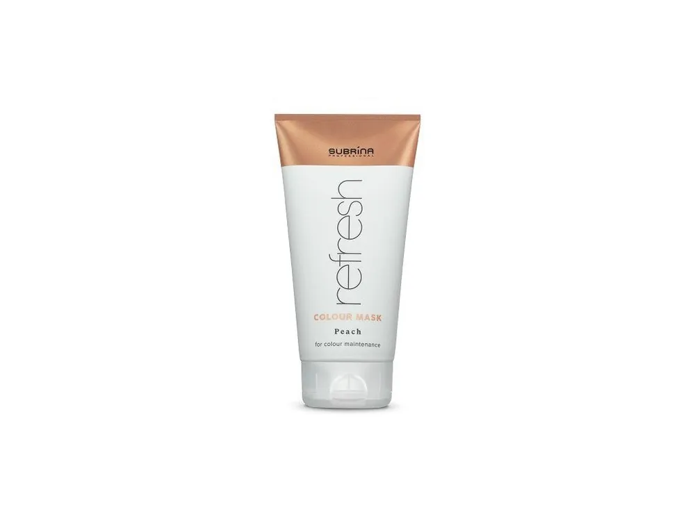 SUBRÍNA Refresh Colour Mask Peach 150ml - vyživující barvicí maska na vlasy - broskvová Speciální Cena