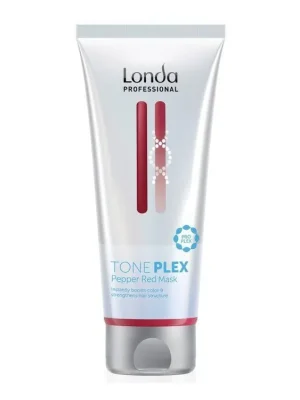 LONDA TonePLEX Pepper Red Mask 200ml - intenzivní maska pro obnovu barvy vlasů - červená Víkendová Akce