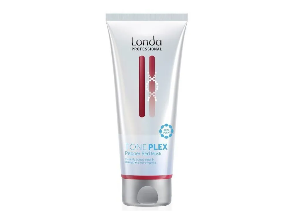 LONDA TonePLEX Pepper Red Mask 200ml - intenzivní maska pro obnovu barvy vlasů - červená Víkendová Akce
