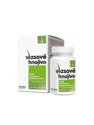 VLASOVÉ HNOJIVO 60 tablet proti vypadávání, řídnutí, lámání a třepení vlasů Akční Cena