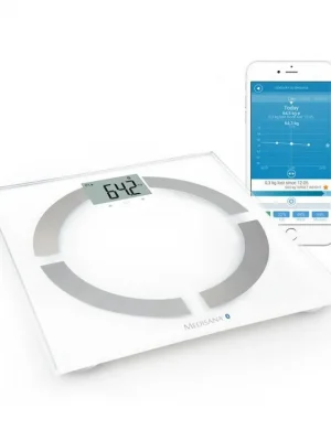Akce MEDISANA BS 444 Analytická osobní digitální váha do 180kg s Bluetooth