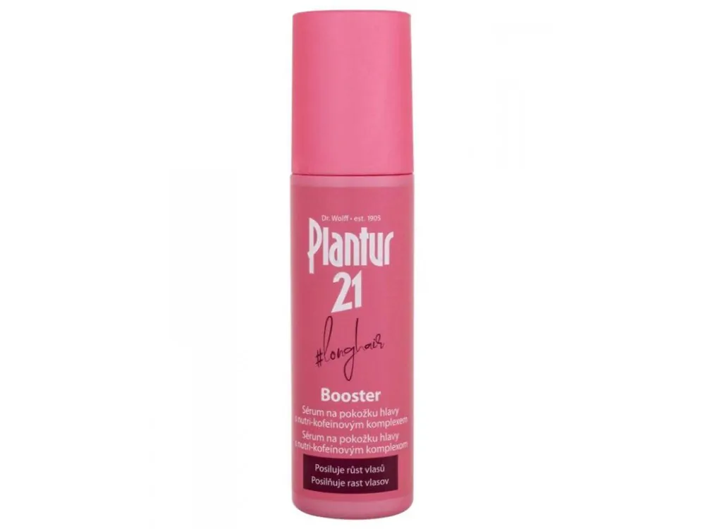 Vrácení Zdarma PLANTUR 21 Longhair Booster Nutri-kofeinové sérum pro posílení růstu vlasů 125ml