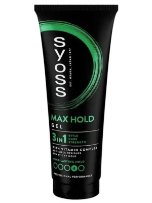 Koupit Online SYOSS Professional MAX HOLD Gel 3in1 - pro extra silnou fixaci vlasů 250ml