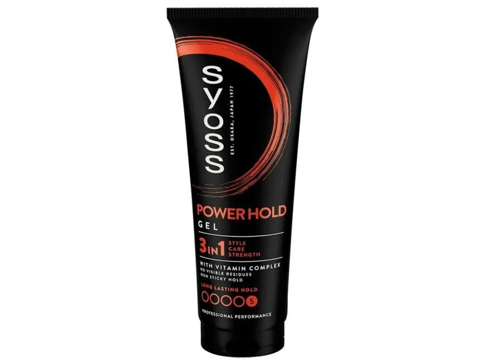 Cenově Výhodný SYOSS Professional POWER HOLD Gel 3in1 pro extrémní fixaci vlasů 250ml
