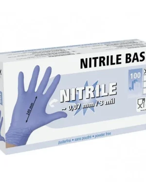Ihned K Objednání NITRILE BASIC Blu L Nitrilové rukavice pro vícenásobné použití 100ks modré - velikost Large
