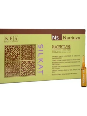 Odeslání Ihned BES Silkat Nutritivo N5 Placenta Seb 12x10ml - regenerační obnovující sérum