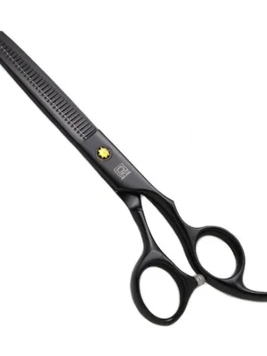 Pouze Dnes PRO FEEL JAPAN KKC-630 Black - profi kadeřnické efilační nůžky na vlasy 6' - černé