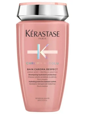 KÉRASTASE Chroma Absolu Bain Chroma Respect 250ml - hydratační šampon pro barvené vlasy Výhodná Nabídka