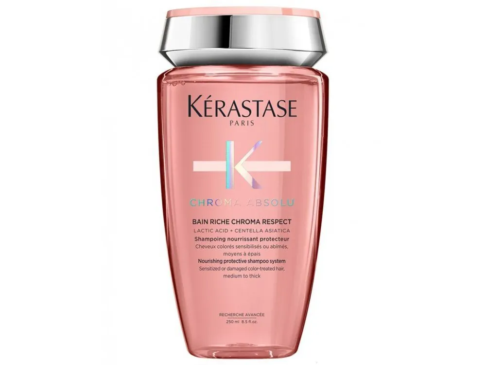 KÉRASTASE Chroma Absolu Bain Riche Chroma Respect 250ml - vyživující šampon pro barvené vlasy Rychlé Dodání