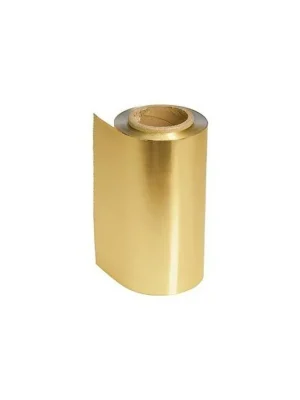 SIBEL 4482120 Profesionální kadeřnický alobal 12cm x 100m, 15 mikro BOX - zlatý Sezónní Sleva