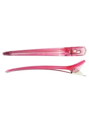 Časově Omezené DUKO 2426 Control Clip 1ks - kadeřnická spona 11,5cm - nerez kov + průhledný plast