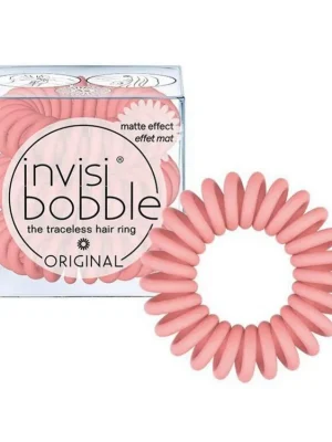 INVISIBOBBLE Original Me,Myselfie And I 3ks - Spirálová gumička do vlasů - matná růžová Omezená Nabídka