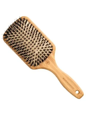OLIVIA GARDEN Detangle Combo L - Bambusový kartáč s kančími štětinami 85 x 255mm Omezená Nabídka