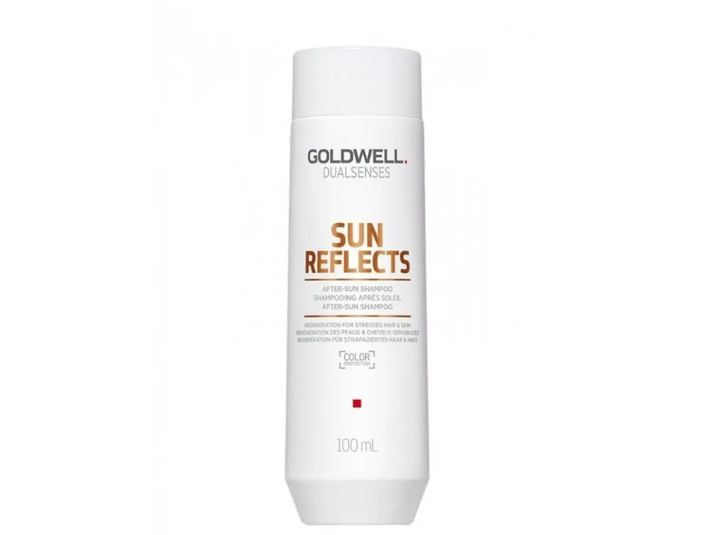 GOLDWELL Dualsenses Sun Reflects After Sun Shampoo regenerační šampon na vlasy a tělo 100ml Akce