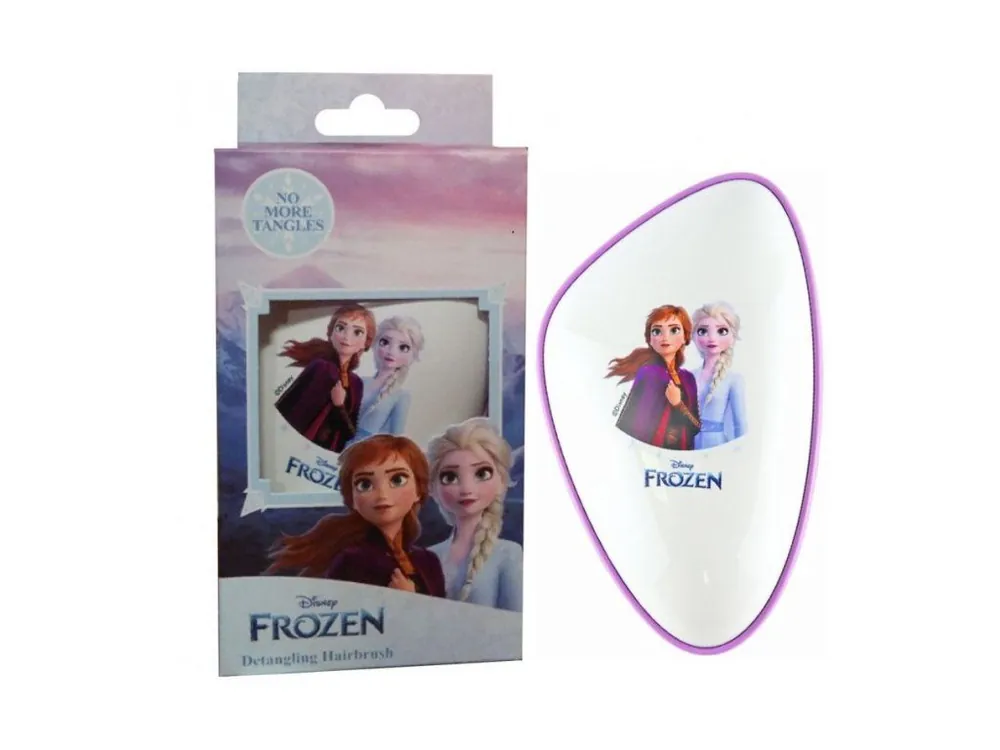 Detangling Brush Disney Frozen II - Profesionální rozčesávací kartáč - růžovo bílý Top Prodej