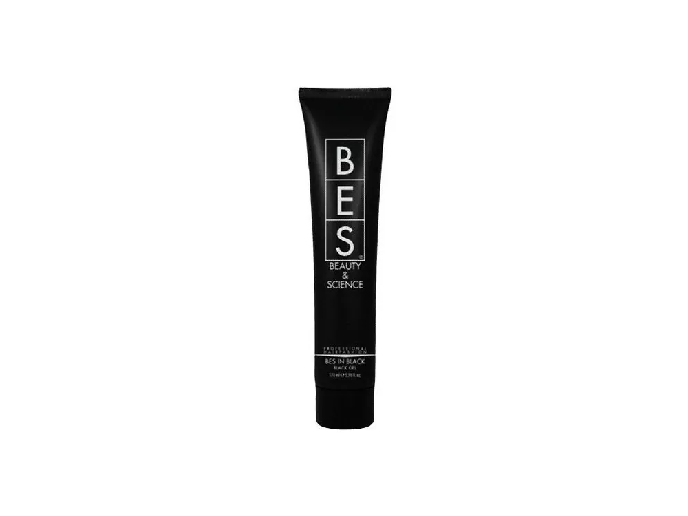 BES Hair Fashion Bes In Black Gel 170ml - černý gel na bílé a prošedivělé vlasy Speciální Cena