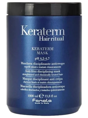FANOLA Keraterm Anti-Frizz Disciplining Mask 1000ml - maska proti krepatění vlasů Speciální Cena