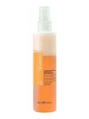 Výprodej FANOLA Nourishing Bi-phase Restructuring Leave-In Conditioner 200ml - 2fázový kondicionér ve spreji