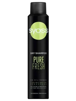 Levný SYOSS Professional Pure Fresh Dry Shampoo 200ml - suchý šampon pro rychle se mastící vlasy