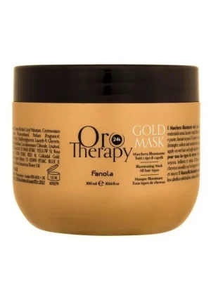 Nejlepší Volba FANOLA Oro Therapy 24K Gold Mask 300ml - maska pro hlubokou výživu a obnovu vlasů