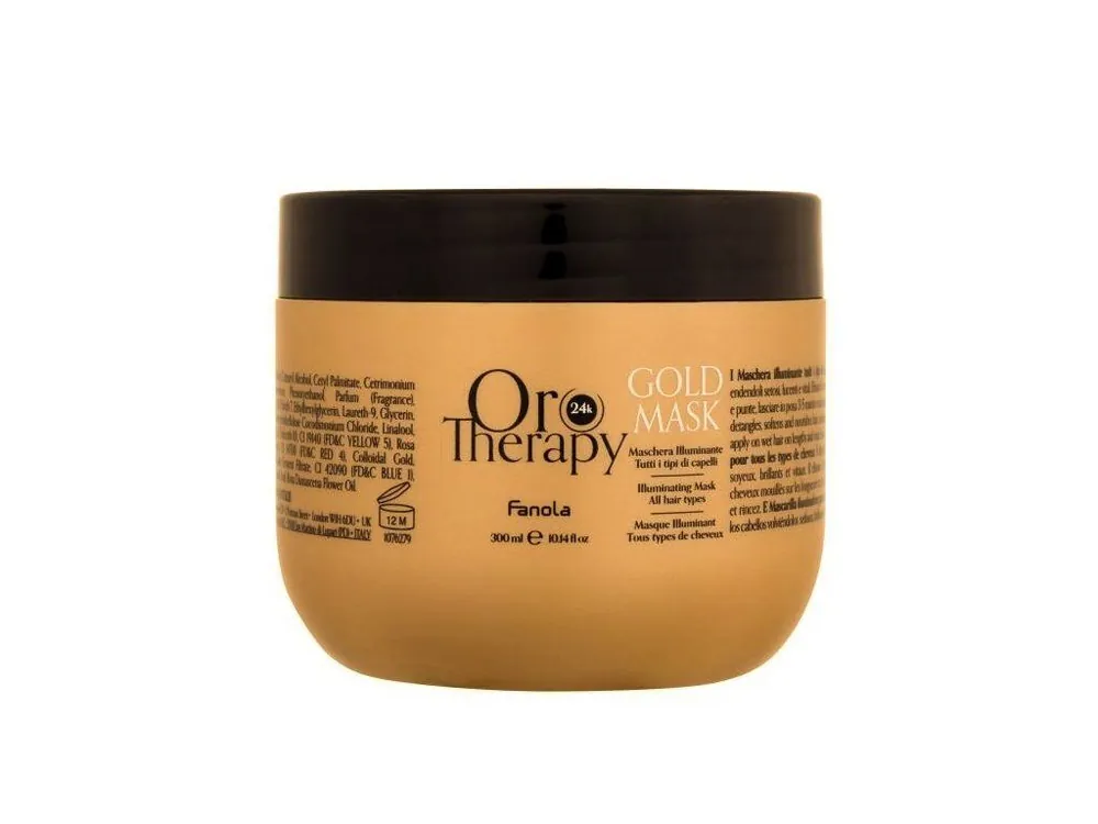 Nejlepší Volba FANOLA Oro Therapy 24K Gold Mask 300ml - maska pro hlubokou výživu a obnovu vlasů