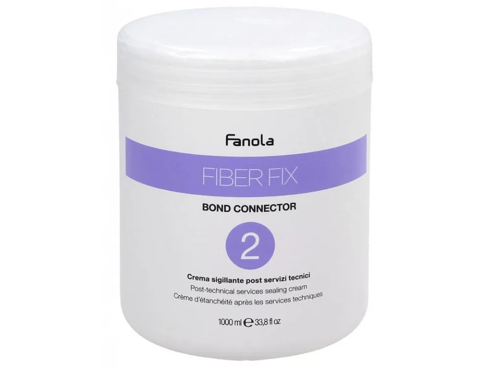 Omezená Nabídka FANOLA Fiber Fix Bond Connector N.2 Sealing Cream 1000ml - kúra pro regeneraci barvených vlasů