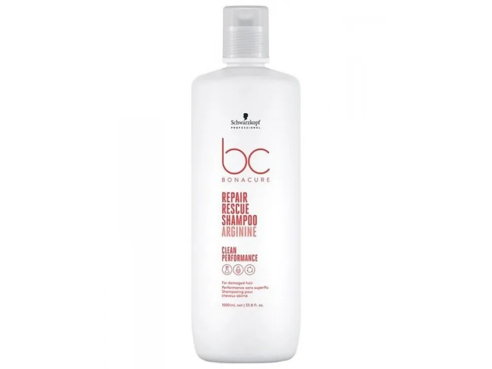 Výprodej SCHWARZKOPF BC Repair Rescue Shampoo Arginine 1000ml - šampon pro poškozené vlasy