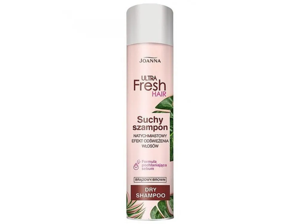 JOANNA Ultra Fresh Hair Dry Shampoo Dark Brown 200ml - suchý šampon pro hnědé vlasy Must-Have