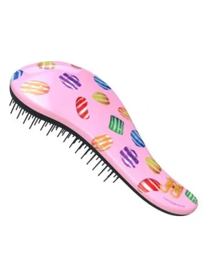 Autentický DTANGLER Kids Pink Dětský kartáč s rukojetí na rozčesání vlasů - růžový