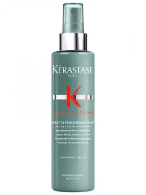 Autentický KÉRASTASE Genesis Homme Spray De Force 150ml - sprej pro objem oslabených vlasů pro muže