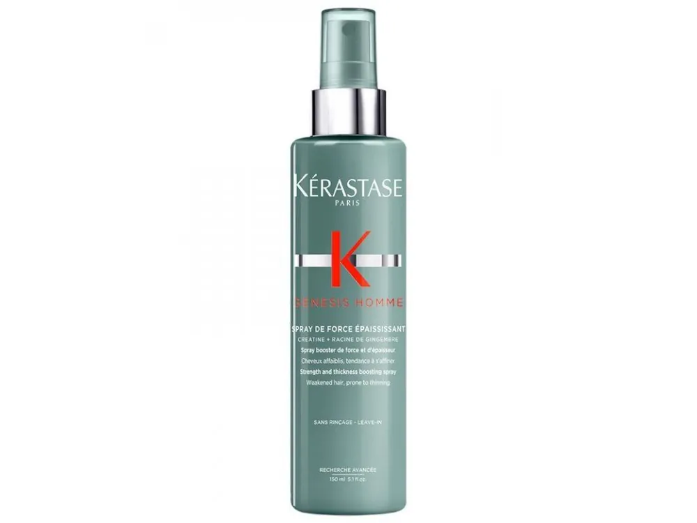 Autentický KÉRASTASE Genesis Homme Spray De Force 150ml - sprej pro objem oslabených vlasů pro muže