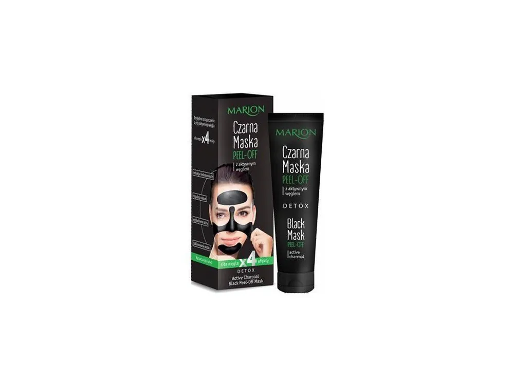 Hit Sezóny MARION Face Black Mask Peel-Off Detox 25g - odlupovací pleťová maska