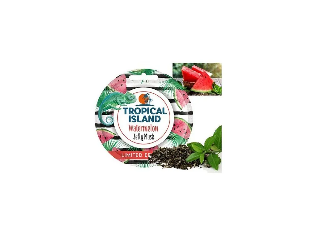 MARION Face Tropical Island Watermelon Jelly Mask 10g - gelová pleťová maska Akční Cena