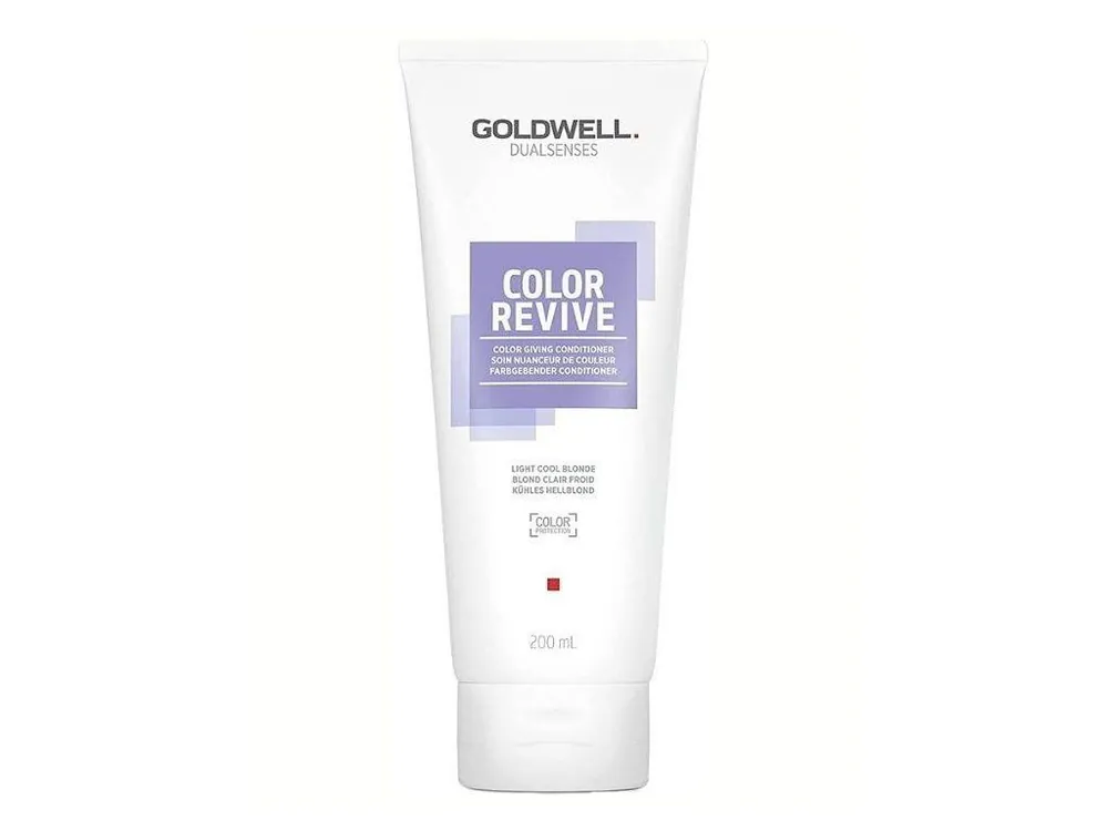 GOLDWELL Dualsenses Color Revive Conditioner 200ml - barevný kondicionér - Light Cool Blonde Doprava Zdarma