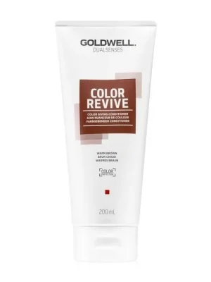 Rychlé Dodání GOLDWELL Dualsenses Color Revive Conditioner 200ml - barevný kondicionér - Warm Brown