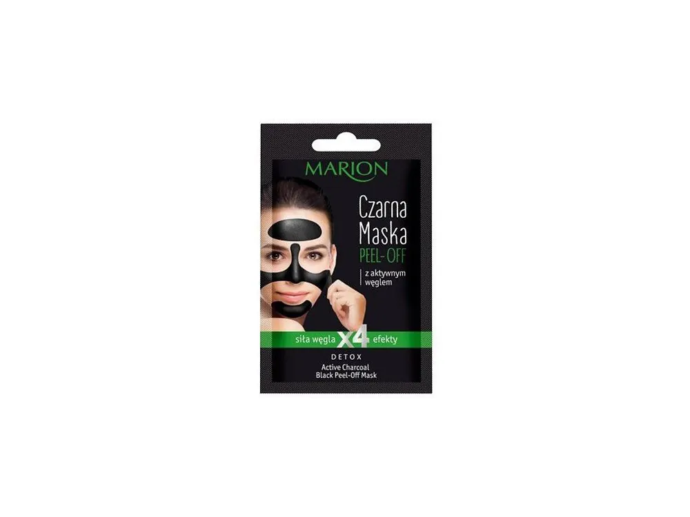 MARION Face Black Mask Peel-Off Detox 6g - odlupovací pleťová maska Bezpečná Platba