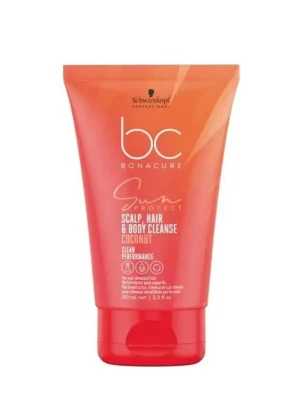 SCHWARZKOPF BC Sun Protect Scalp, Hair And Body Cleanse 100ml - sluneční šampon 3v1 Akční Nabídka