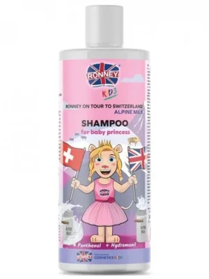 Přímo Od Výrobce RONNEY Kids Alpine Milk Shampoo For Baby Princess 300ml - dětský šampon