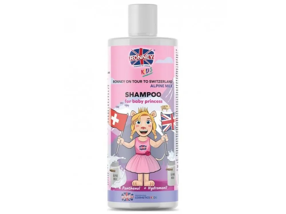 Přímo Od Výrobce RONNEY Kids Alpine Milk Shampoo For Baby Princess 300ml - dětský šampon