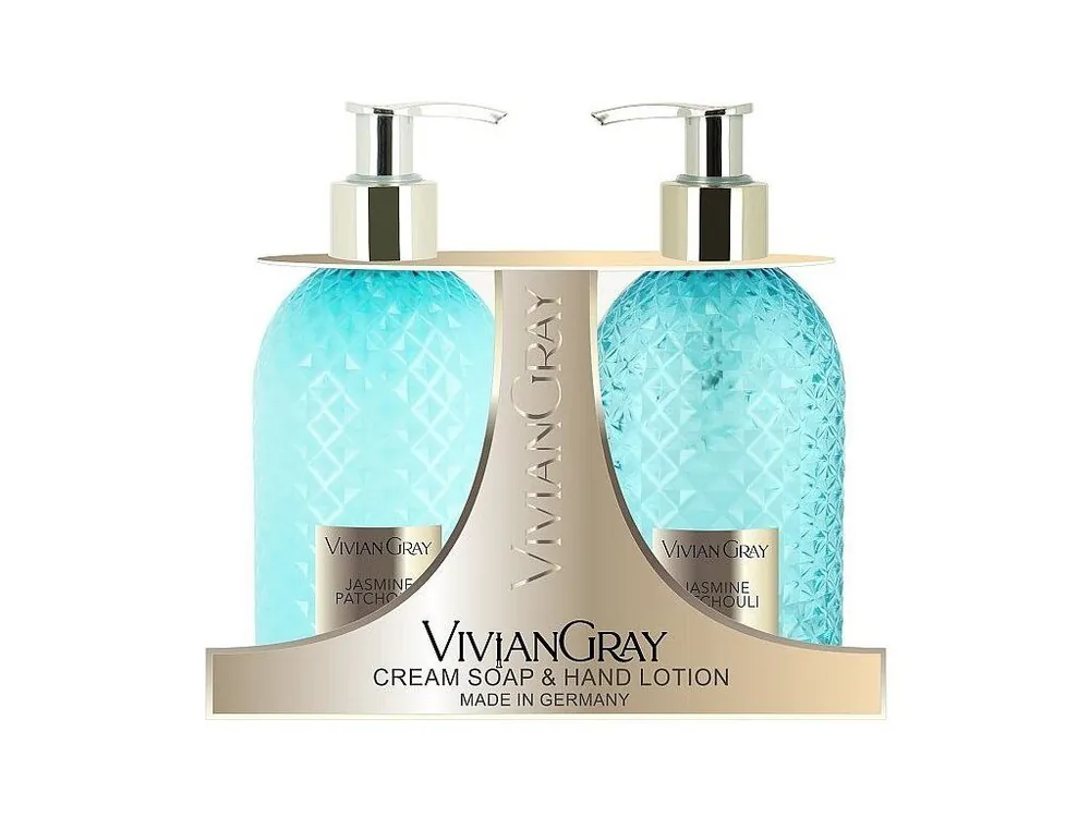 Nejlepší Volba VIVIAN GRAY JASMINE PATCHOULI Soap Gel + Hand Lotion 2x300ml - tekuté mýdlo + mléko na ruce