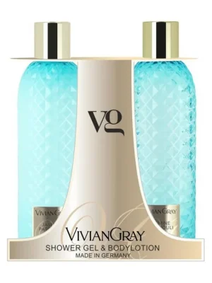 Výprodej VIVIAN GRAY JASMINE PATCHOULI Shower Gel + Body Lotion 2x300ml - sprchový gel + tělové mléko