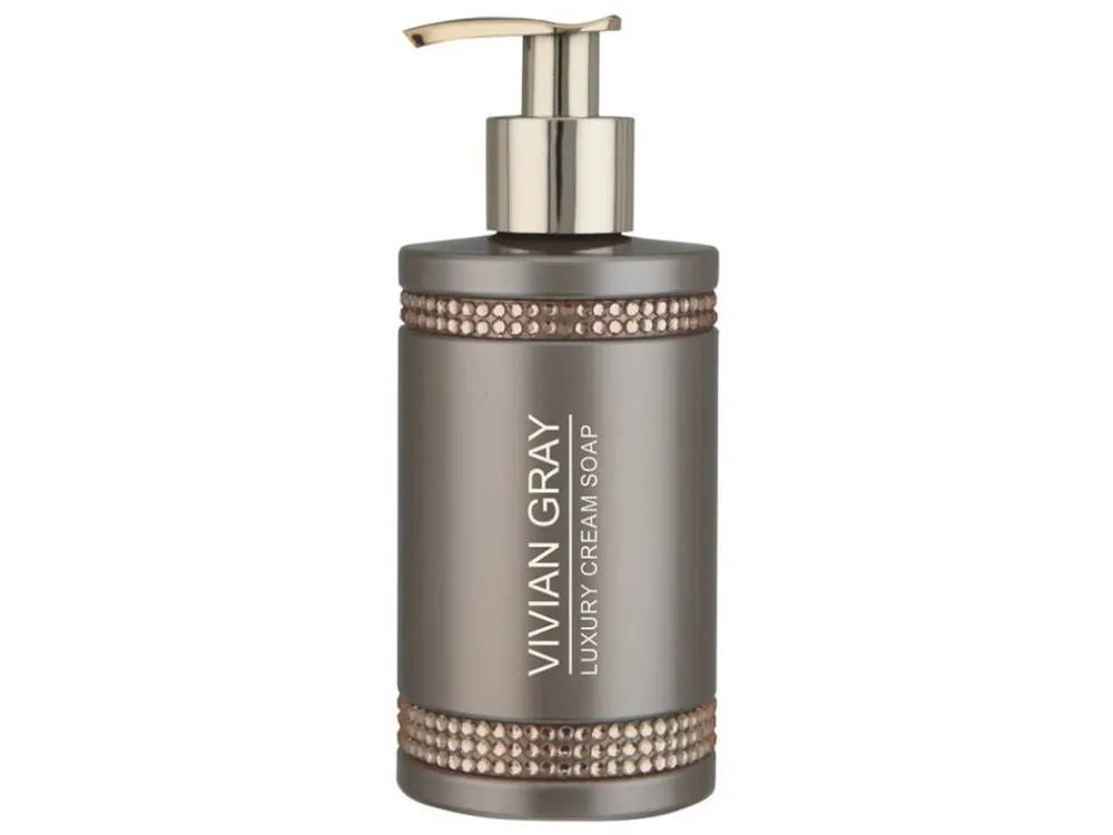 Doprava Zdarma VIVIAN GRAY CRYSTALS BROWN Luxury Cream Soap 250ml - luxusní tekuté mýdlo na ruce