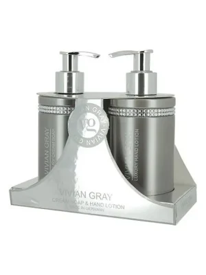 VIVIAN GRAY CRYSTALS GREY Cream Soap + Hand Lotion 2x250ml - tekuté mýdlo + mléko na ruce Nakupujte Hned