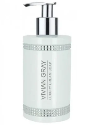 Nízká Cena VIVIAN GRAY CRYSTALS WHITE Luxury Cream Soap 250ml - luxusní tekuté mýdlo na ruce
