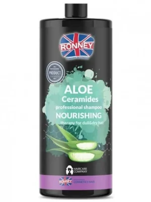 RONNEY Aloe Ceramides Shampoo 1000ml - šampon pro matné a suché vlasy Akční Cena