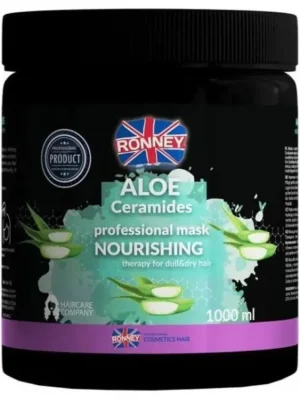 RONNEY Aloe Ceramides Mask 1000ml - maska pro matné a suché vlasy Značkový