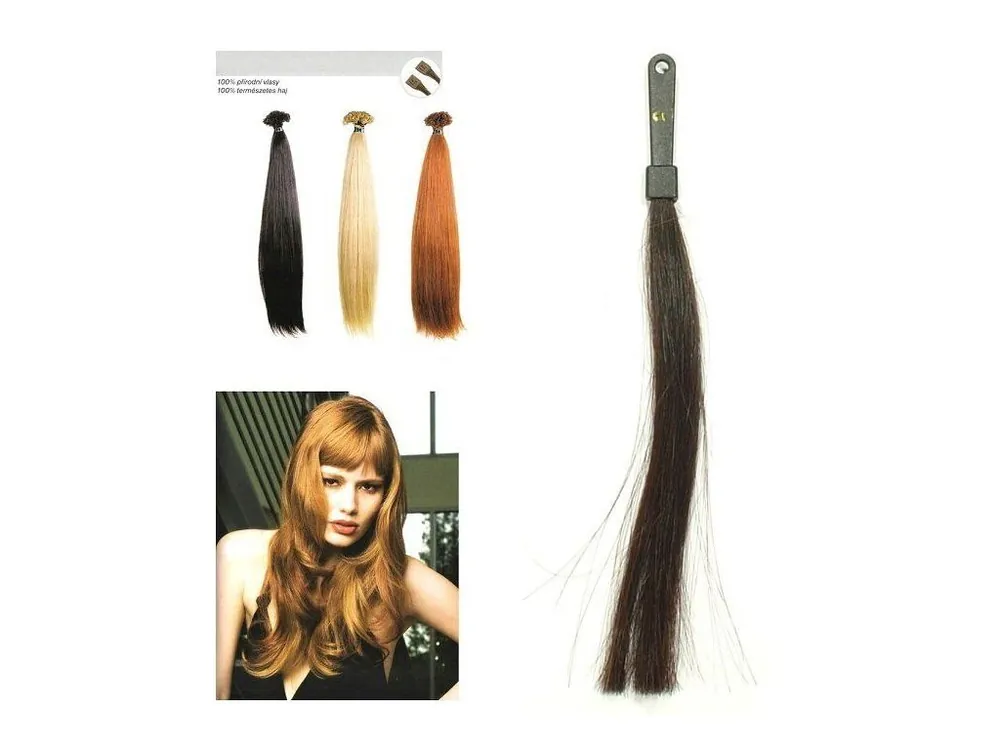SO.CAP. Rovné vlasy Přírodní odstín 8001LC 35-40cm - hnědá 3 Kup Teď
