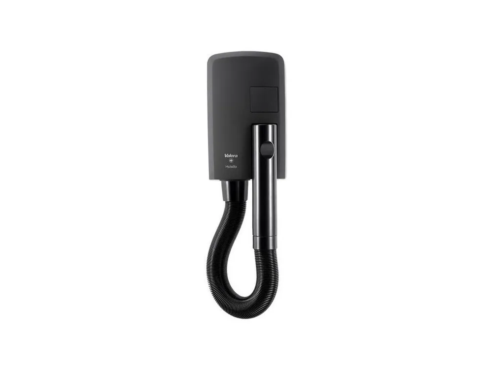 VALERA 832.02 RT MB Hotello Shaver MATT BLACK 1400W - hotelový fén se zásuvkou 110-240V Zlevněný